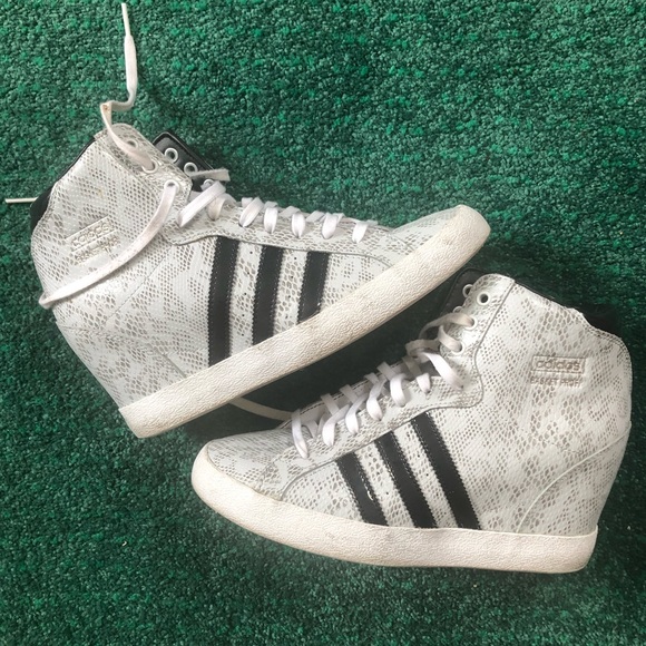adidas Shoes - adidas originals snakeskin wedge sneaks